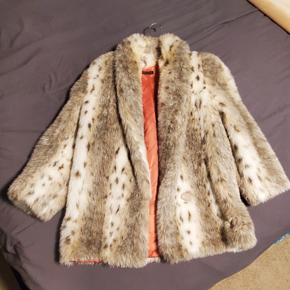 Vintage faux fur coat